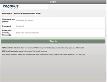 Tablet Screenshot of myvpn.cenovus.com